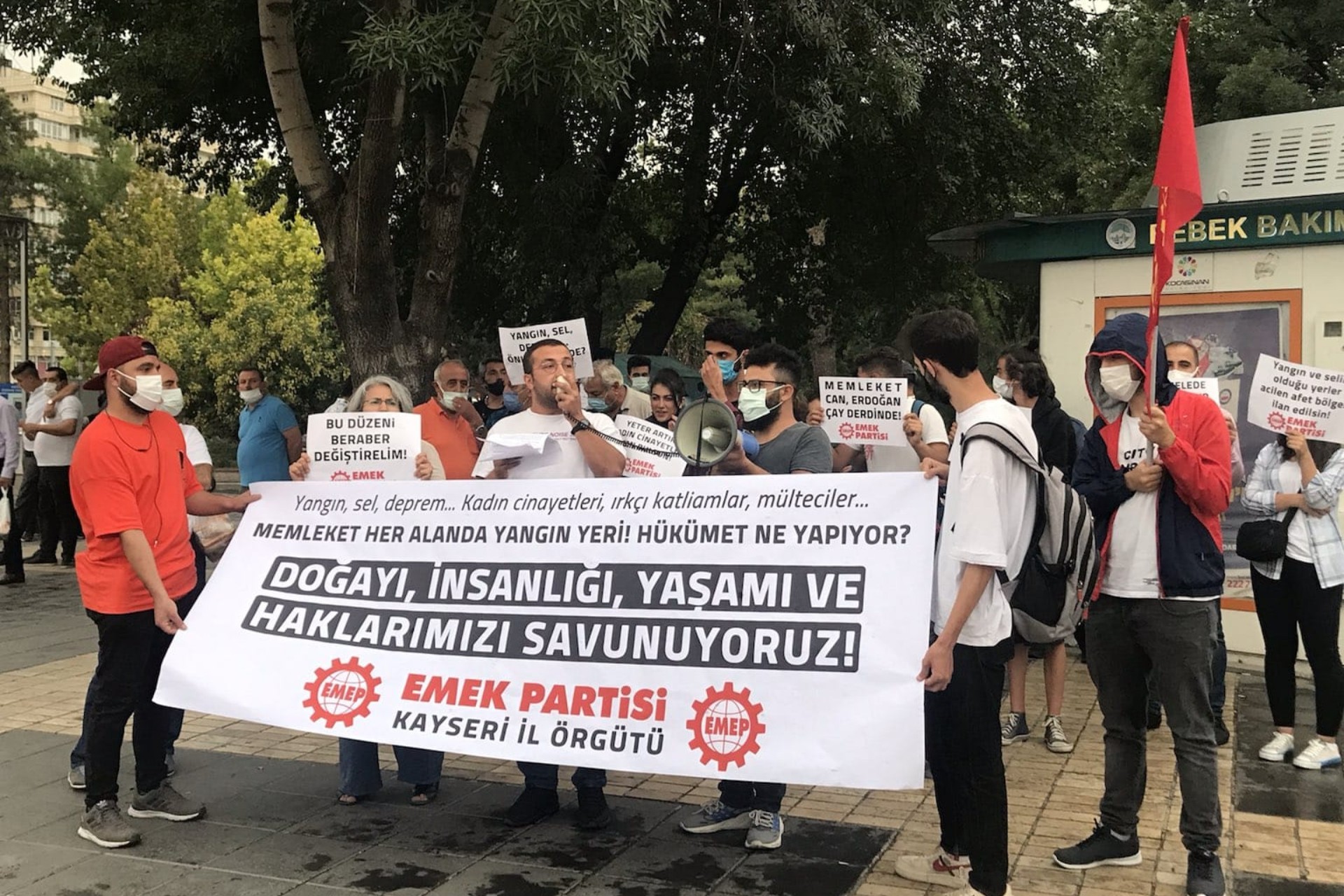 EMEP Kayseri, "Doğayı, insanlığı, yaşamımızı ve haklarımızı savunmaya çağırıyoruz."