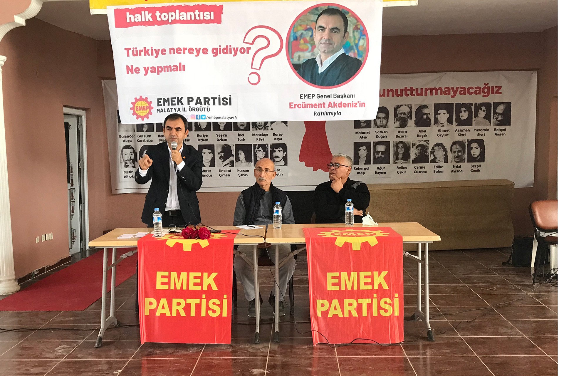 EMEP Genel Başkanı Ercüment Akdeniz: Gün, üretici köylünün ayağa kalkma günüdür