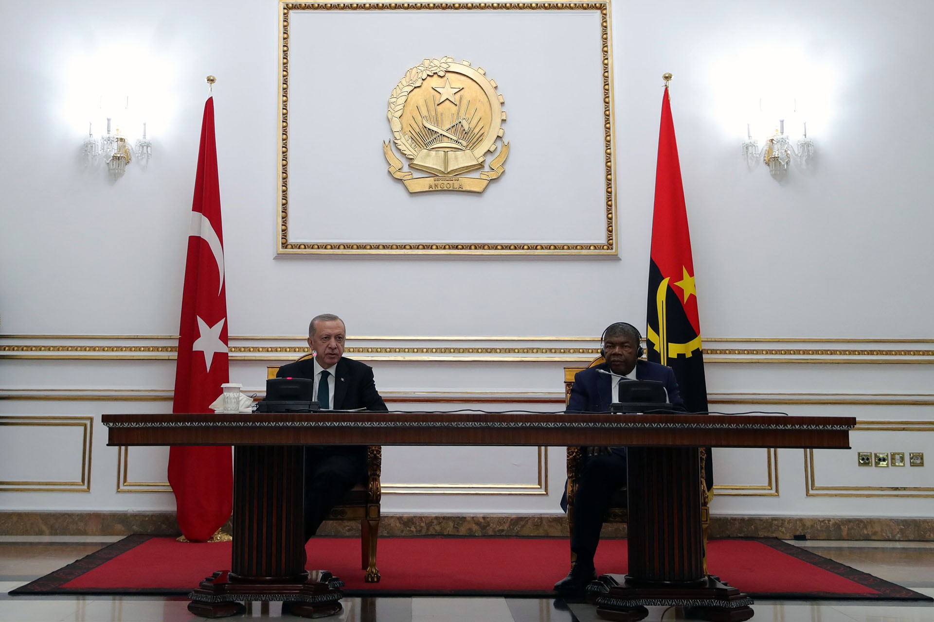 Erdoğan, Angola Cumhurbaşkanı Lourenço ile görüştü