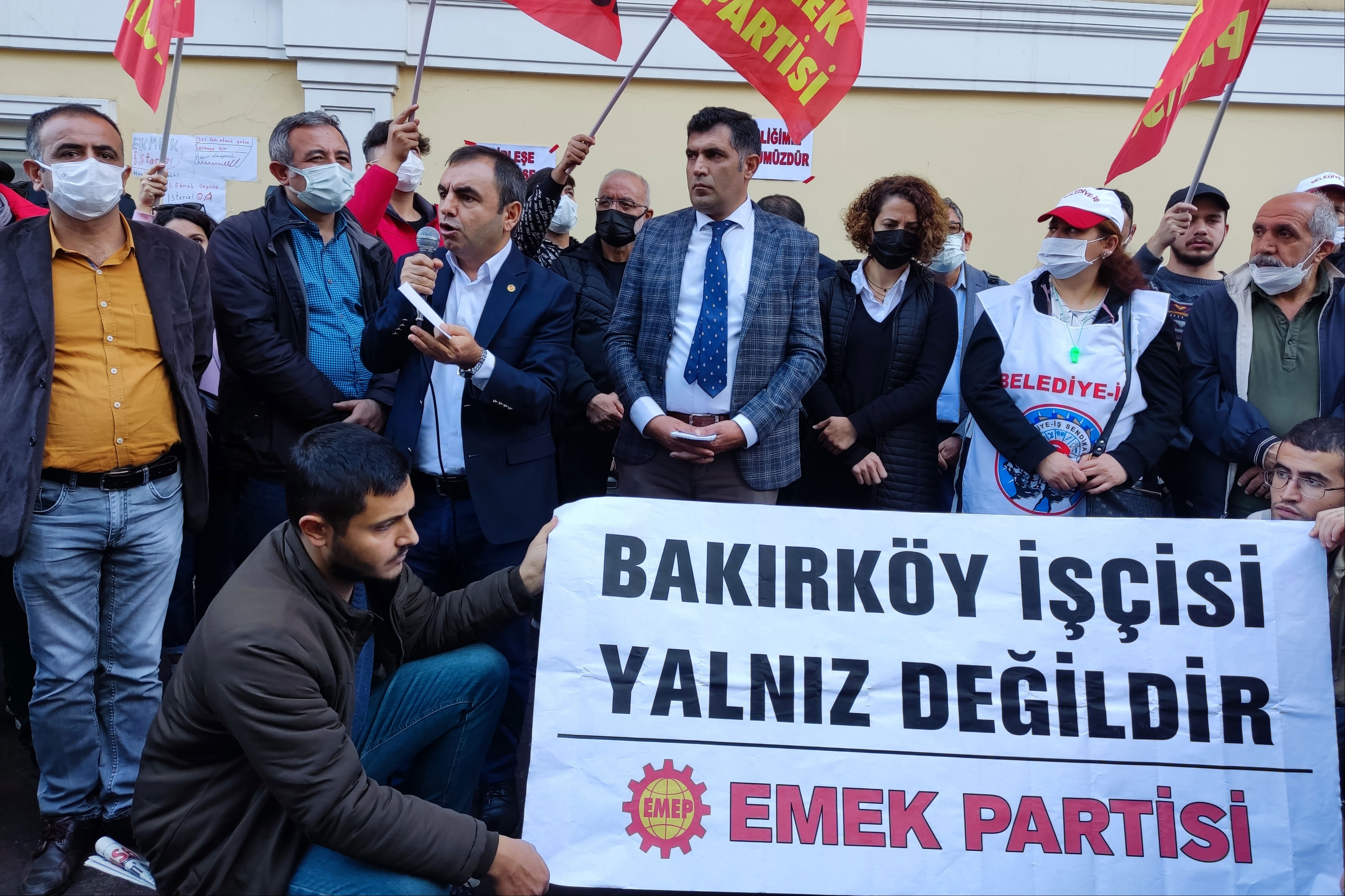 Bakırköy Mayor claimed "Workers receive 14 thousand lira as salary," but the workers showed a 4 thousand lira in pay stub