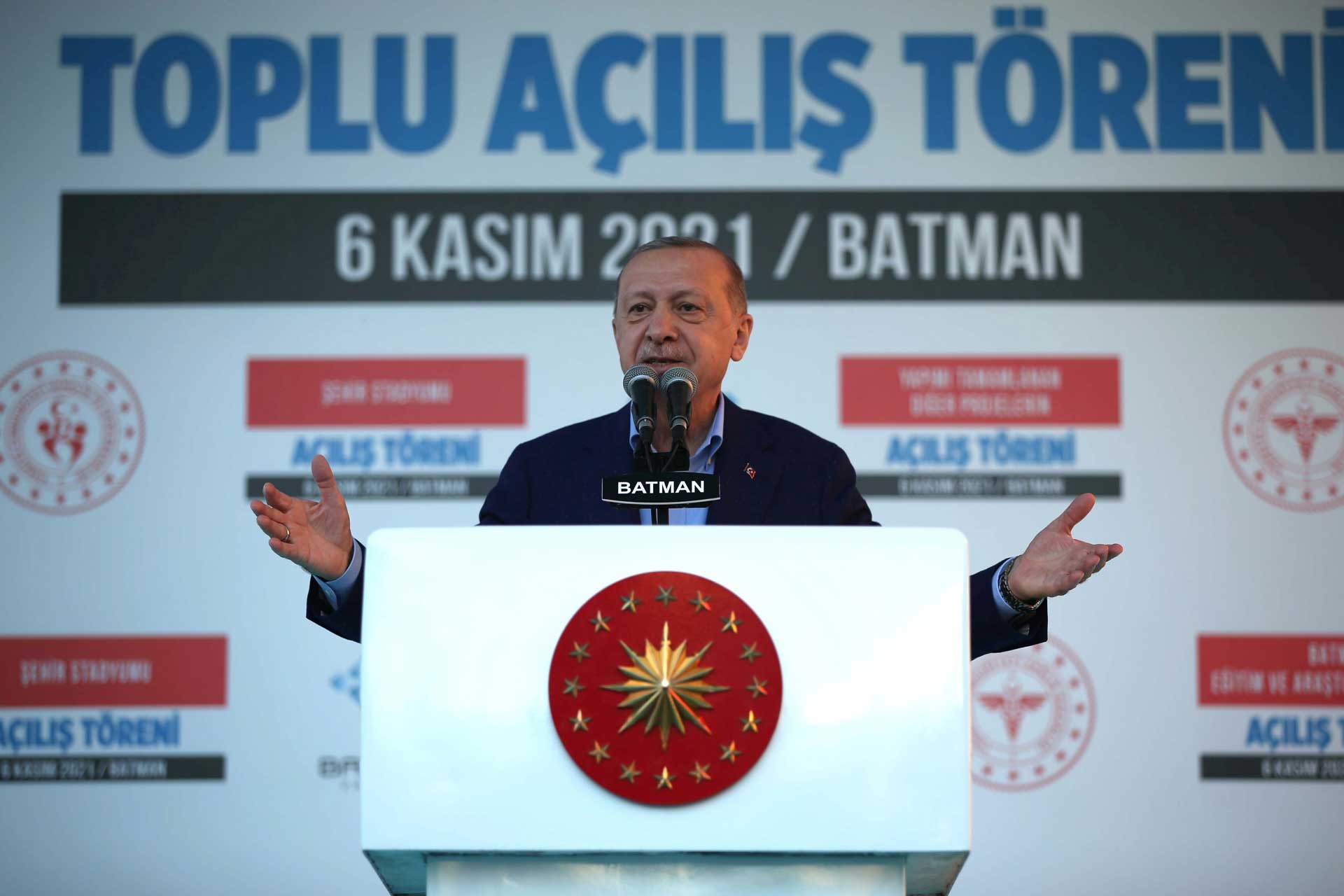 Erdoğan, Batman'daki Ilısu Barajı açılışında "tek millet" vurgusu yaptı