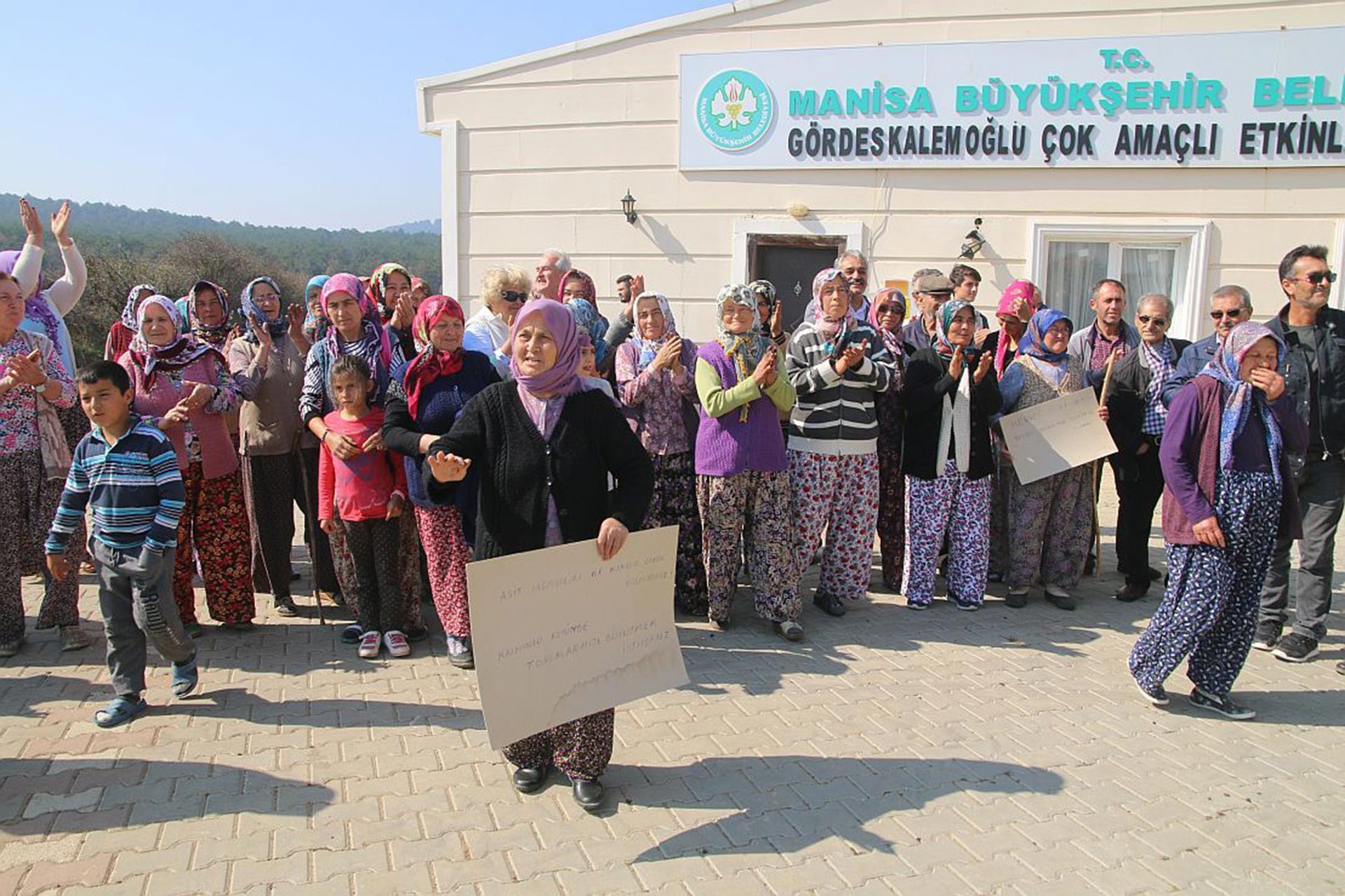  Kalemoğlu köylülerinin ÇED toplantısı protestosu 