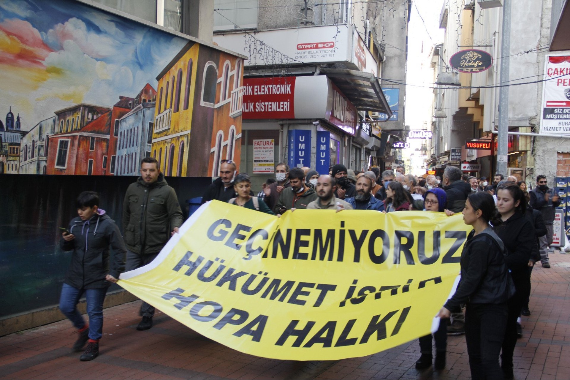 Hopa’da ekonomik kriz protestosu: Öfkeliyiz