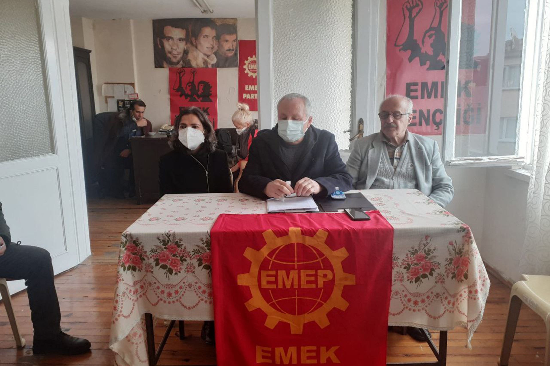 Aydın EMEP il binasında açıklama