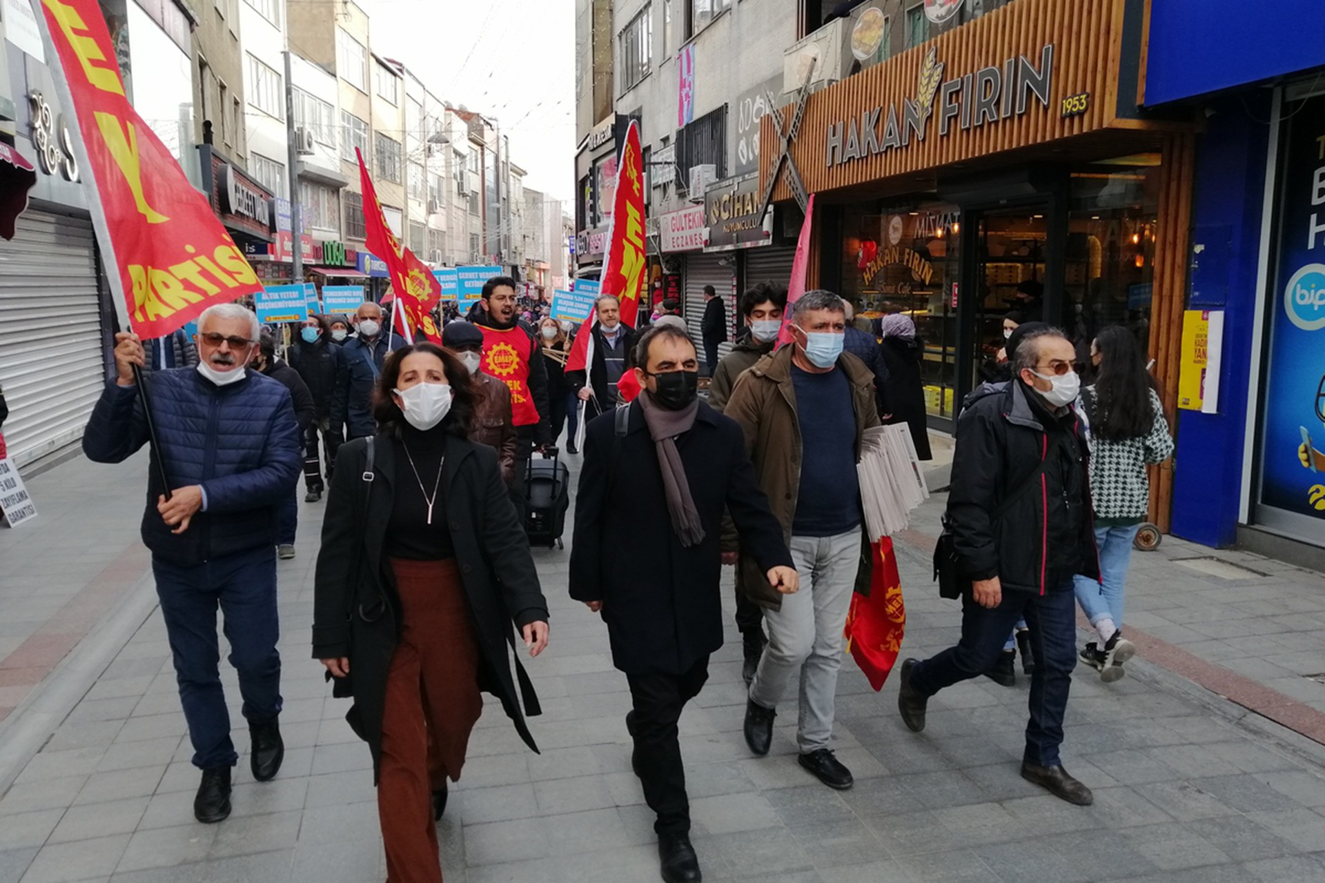 EMEP Gebze'de eylem düzenledi