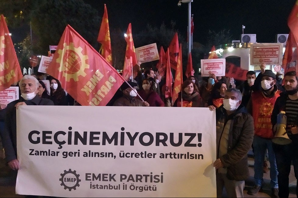 EMEP'ten Kartal'da 'Geçinemiyoruz' eylemi