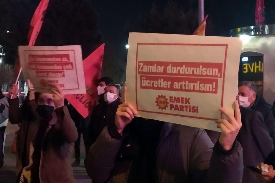 EMEP'ten Kartal'da 'Geçinemiyoruz' eylemi