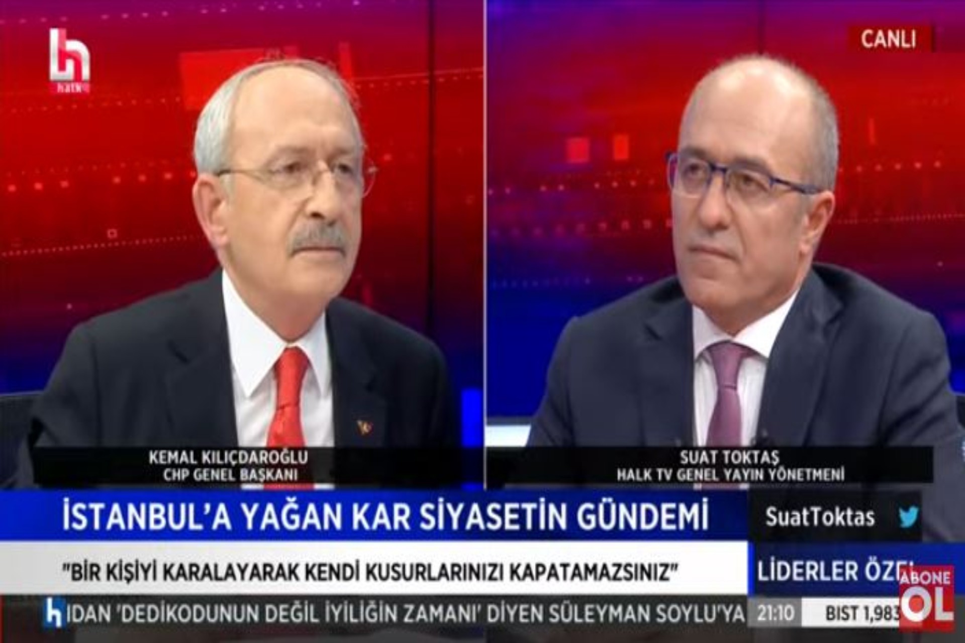 Kılıçdaroğlu: Beş müteahhidin görüşme talebi iletildi, görüşmedim, niye görüşeyim?