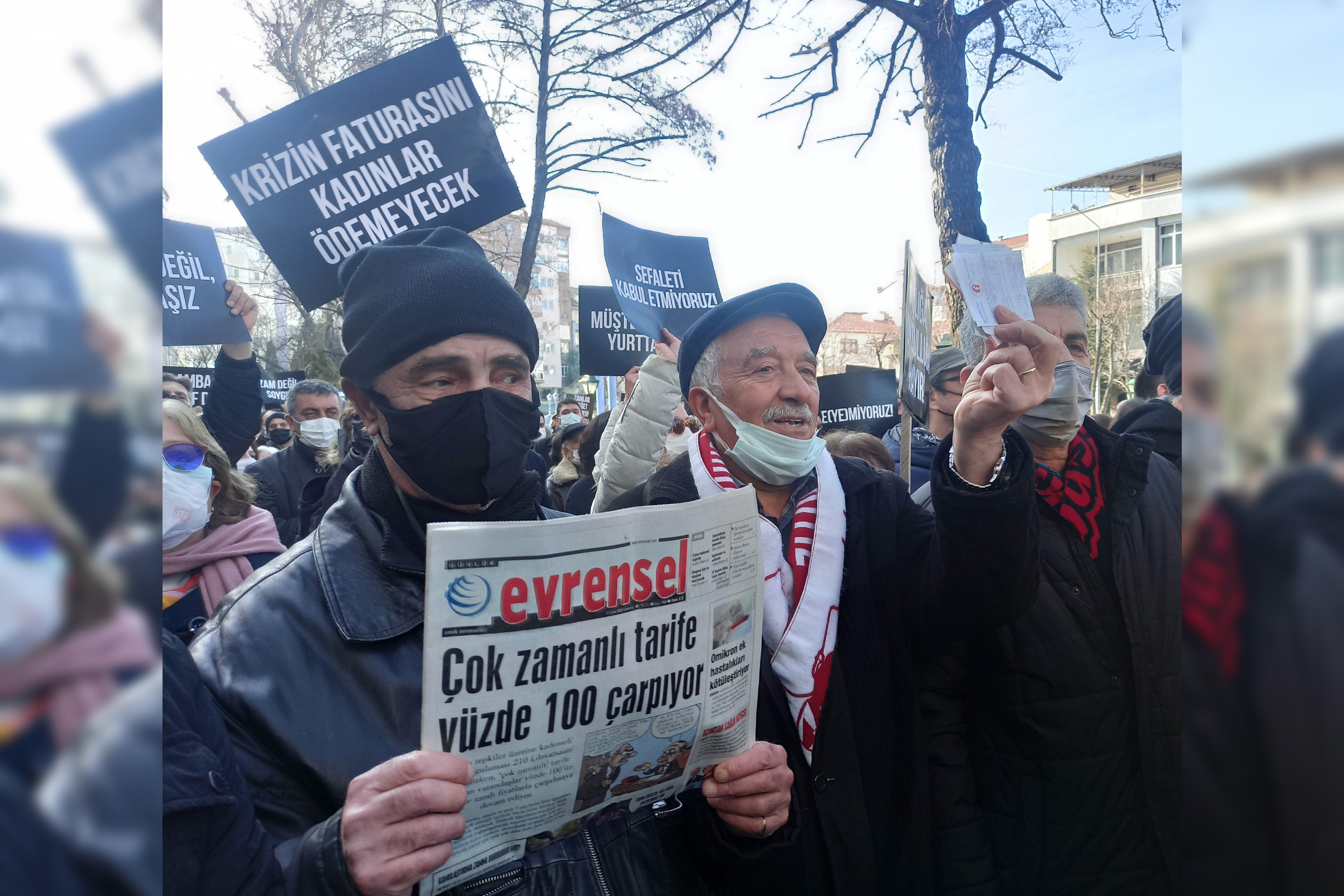 zam protestosu, eskişehir zam eylemi