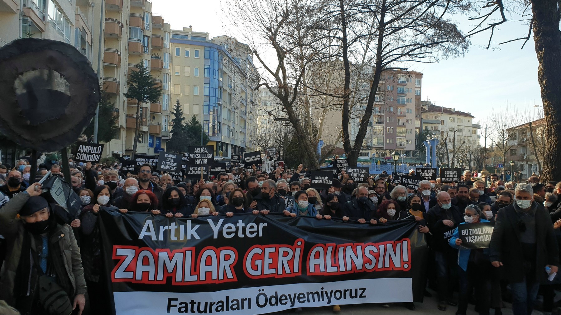 zam protestosu, eskişehir zam eylemi