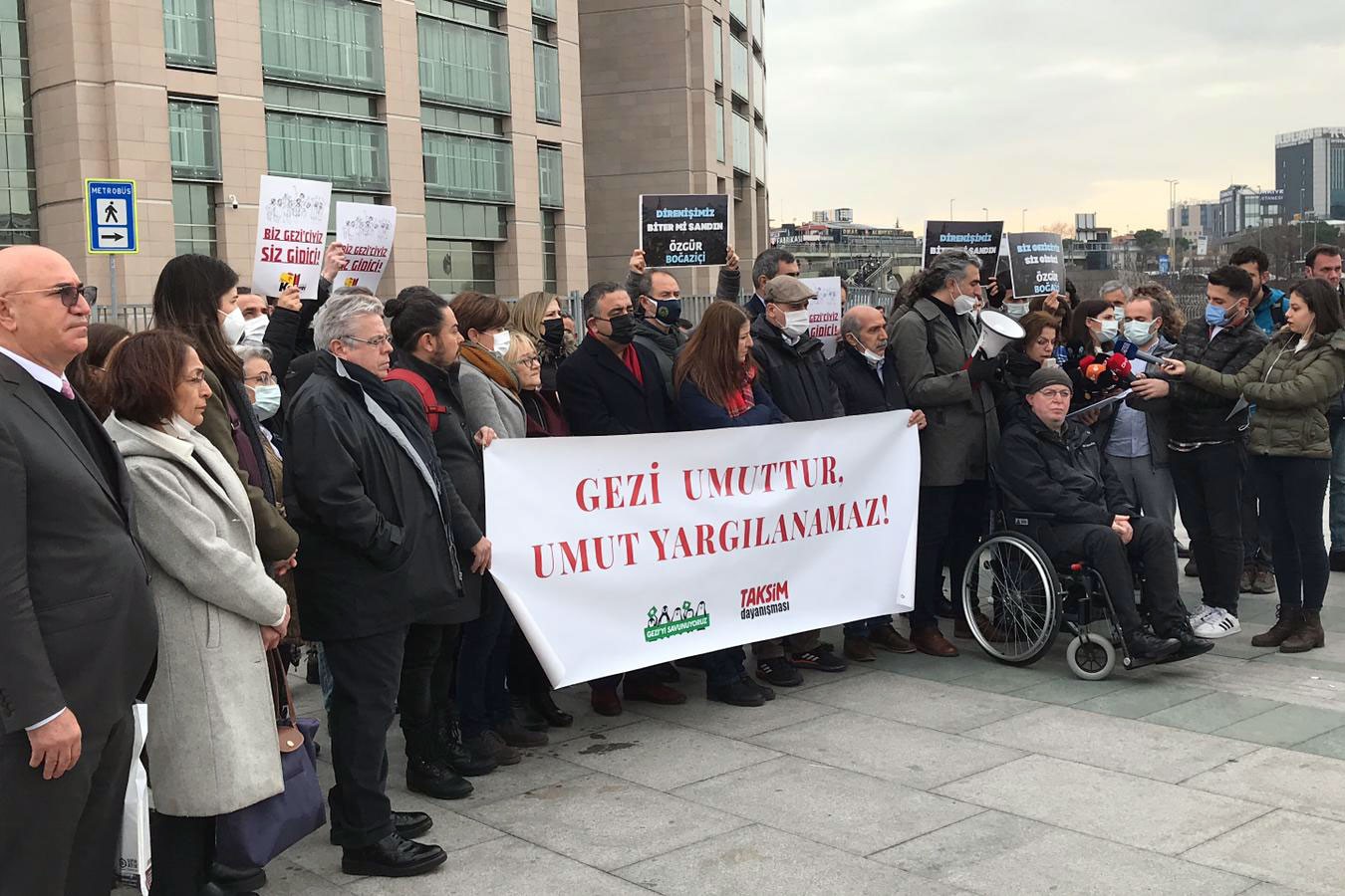 Yeniden görülen Gezi davasında Yapıcı, Altınay ve Ekmekçi'nin adli kontrolleri kaldırıldı