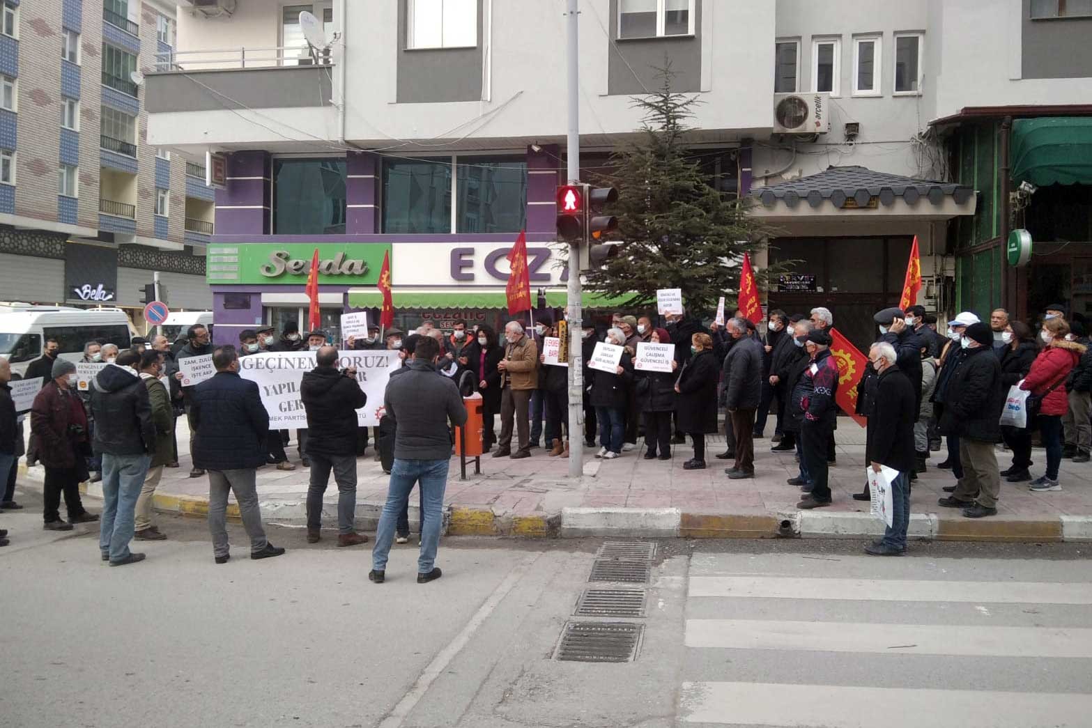 Çorum'da EMEP'den 'Geçinemiyoruz' eylemi