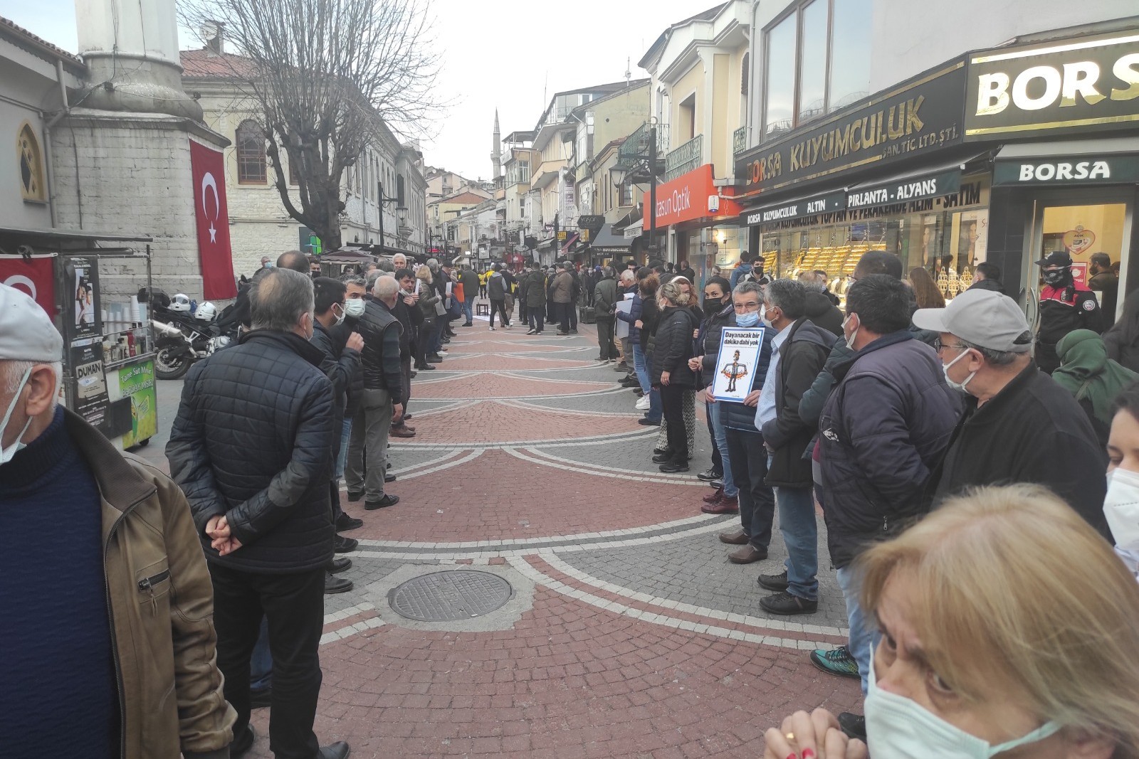 Bartın'da zam eylemi