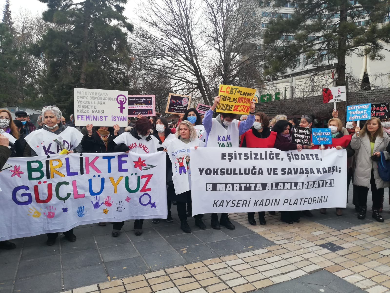 Kayseri'de 8 Mart kutlaması