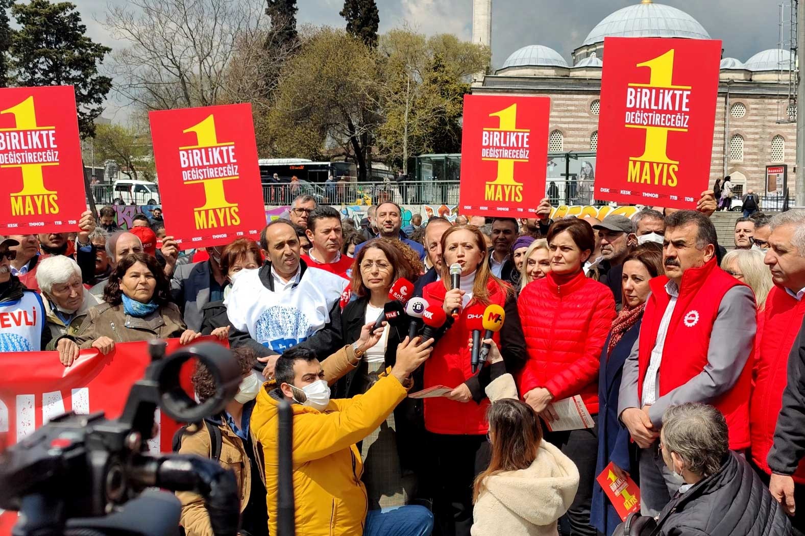 DİSK, KESK, TTB, TMMOB ve TDB, 1 Mayıs'ın Maltepe Meydanı'nda kutlanacağını duyurdu