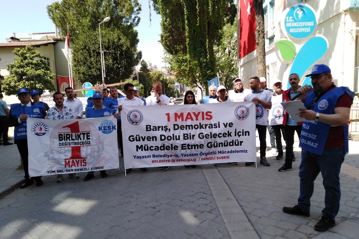 Denizli Merkezefendi Belediyesi 1 Mayıs açıklaması