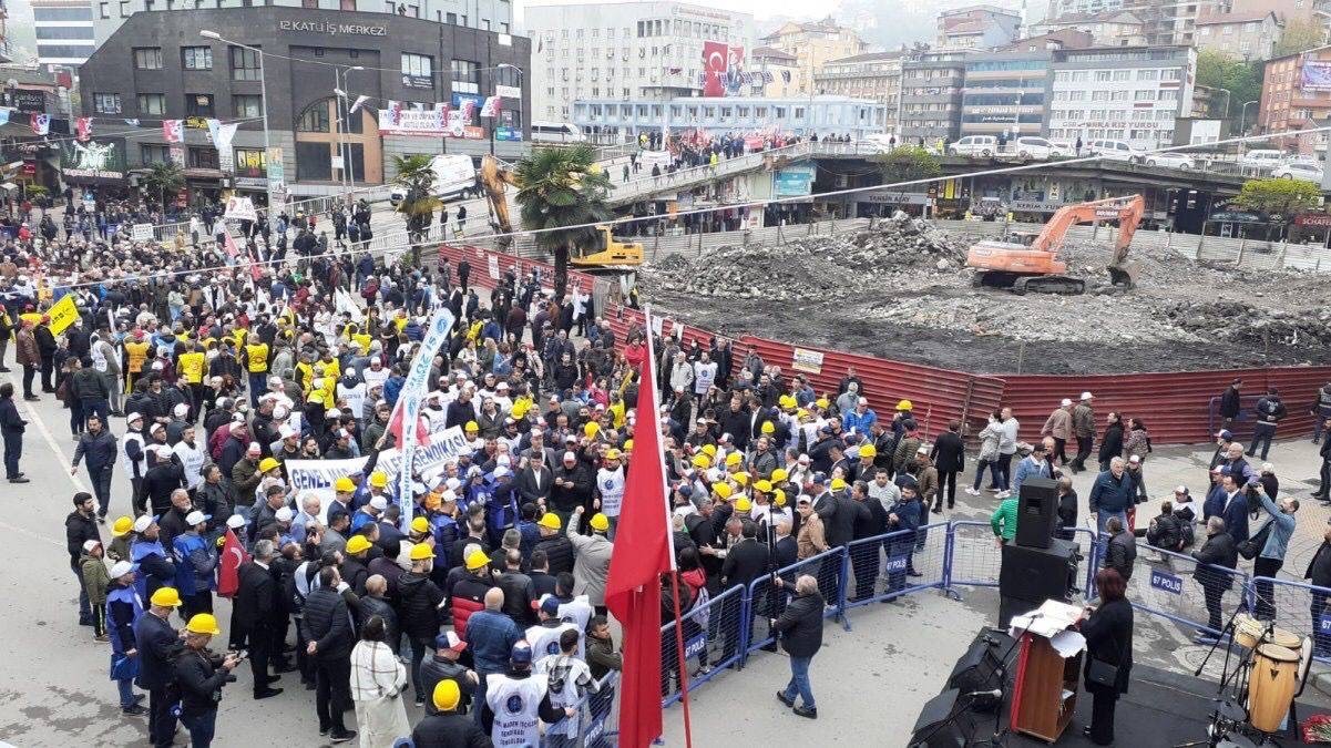 Zonguldak'ta 1 Mayıs kutlaması