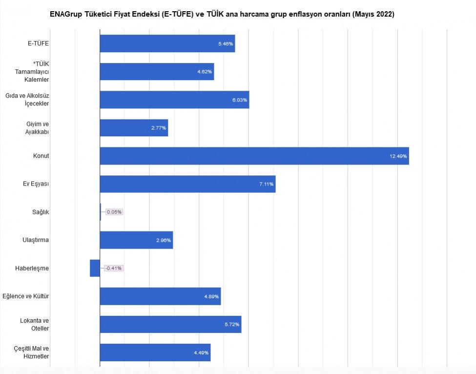 Mayıs 2022 enflasyonu