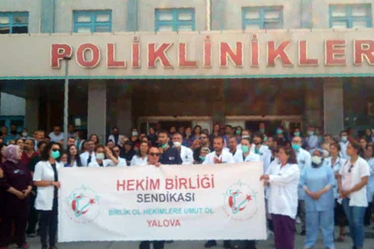 Yalova'da Dr. Ekrem Karakaya eylemi