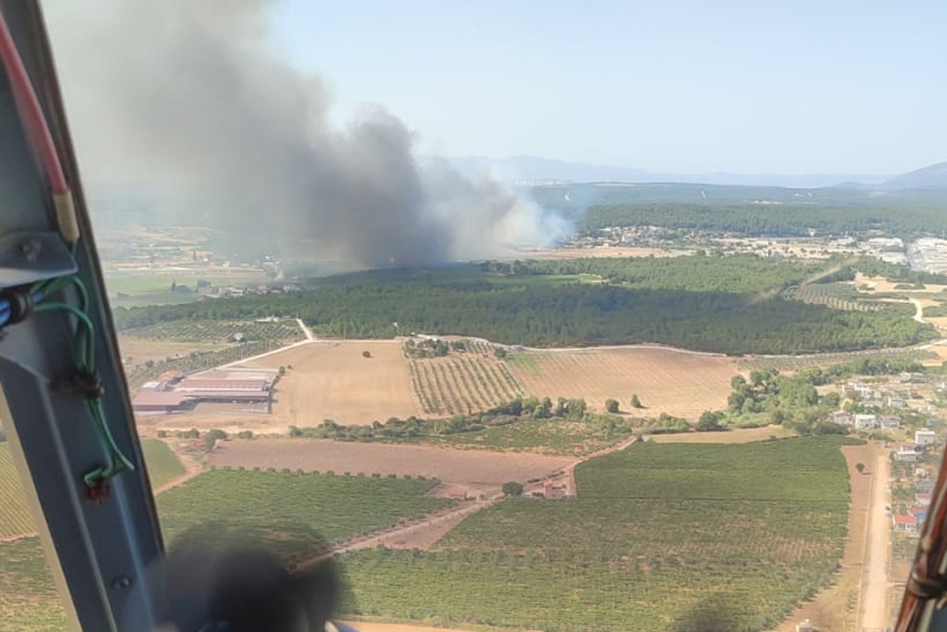 İzmir Gaziemir'de ormanlık alanda çıkan yangın kontrol altına alındı