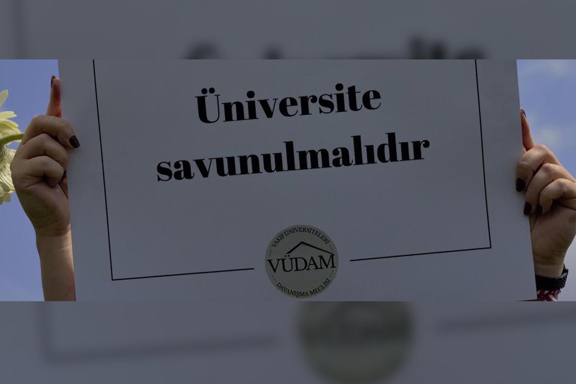 Vakıf Üniversiteleri Dayanışma Meclisi: Ücret eşitsizliği derhal giderilsin