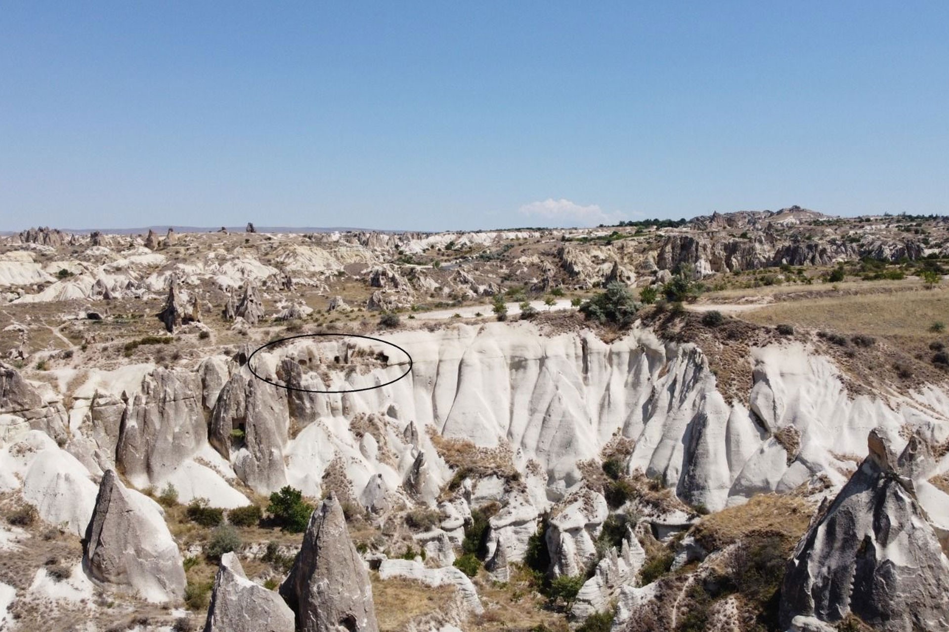 Kapadokya yol altında kalan Saklı Kilise