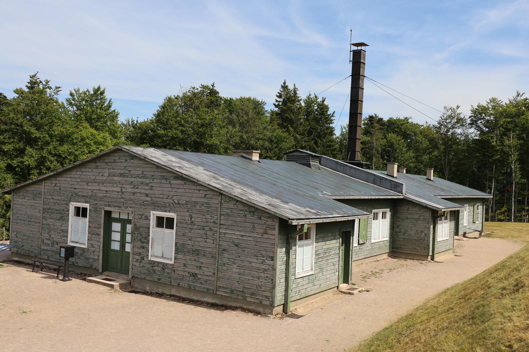 Natzweiler-Struthof Toplama Kampından görüntü.