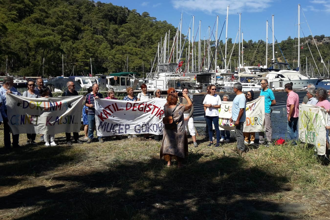 Marmaris’te halk, MUÇEV şirketinin ÇED toplantısını yaptırmadı