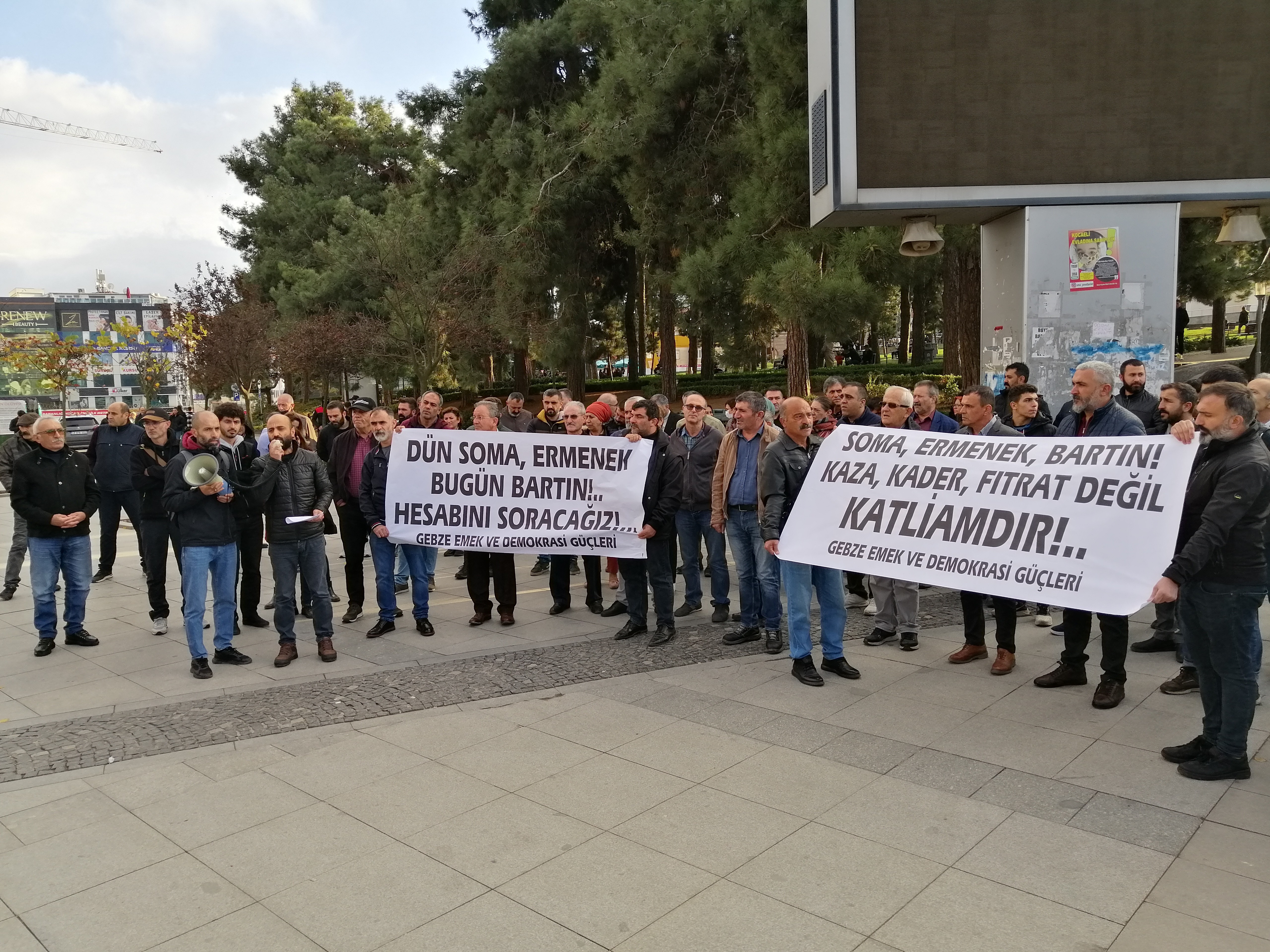 Gebze emek ve demokrasi güçleri açıklama yaptı