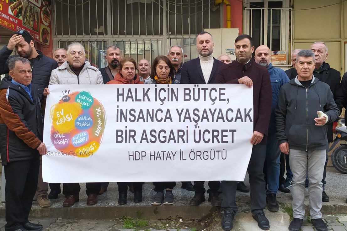 HDP Hatay İl Örgütü: Açlık ve yoksulluk kaderimiz değil, gasbedilmiş emeğimiz