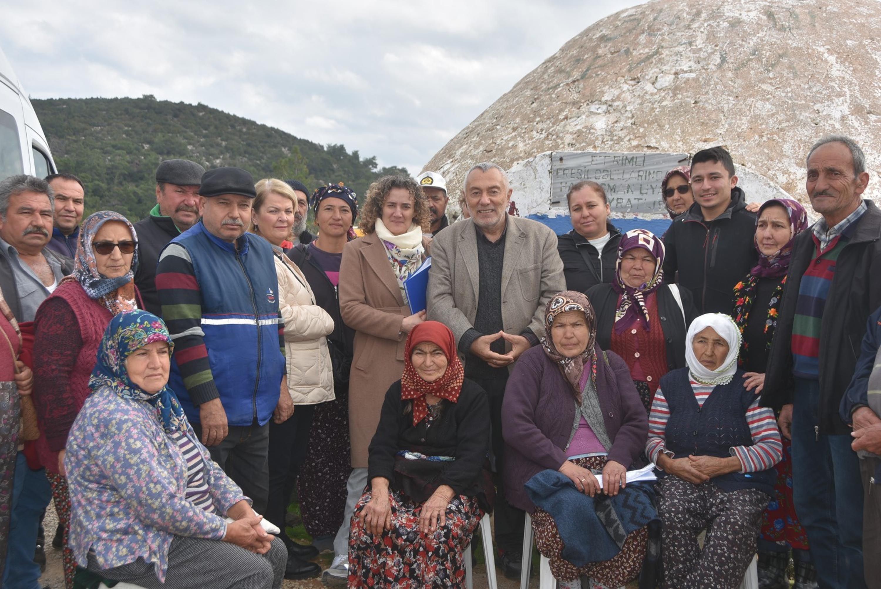 Bodrum'da taş ocağında bilirkişi incelemesi