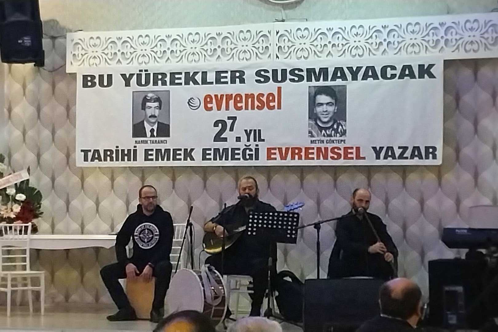 Samsun'da düzenlenen Evrensel ile dayanışma etkinliği