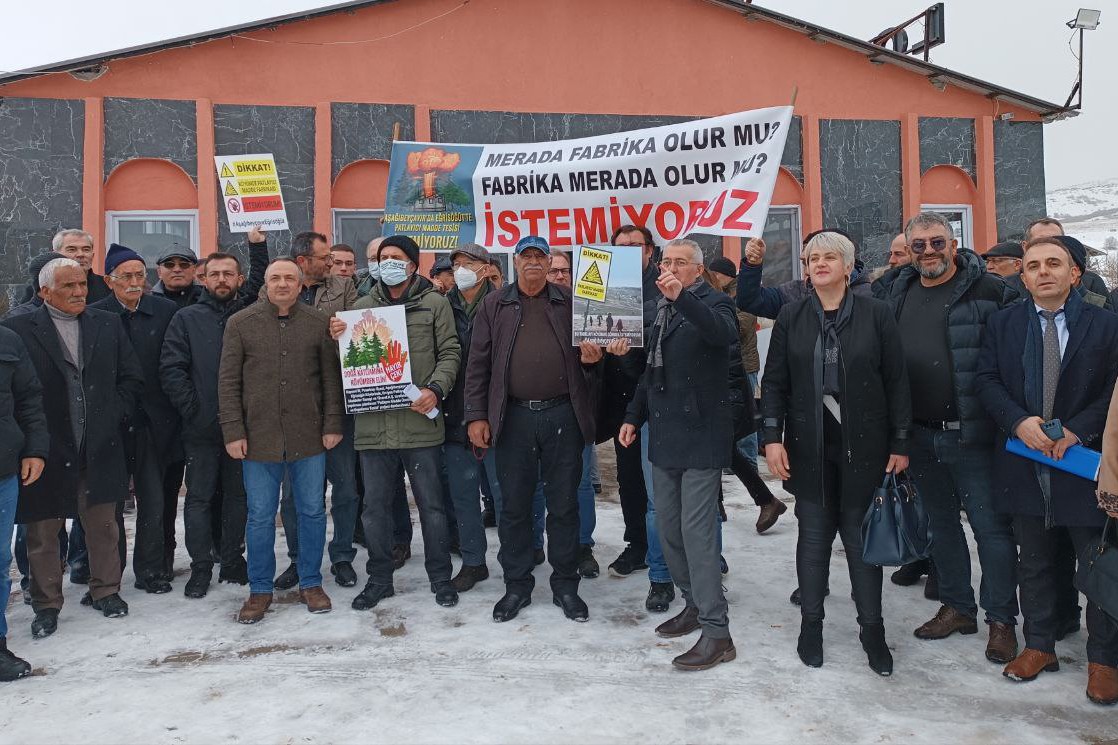 Kayseri’de patlayıcı fabrikası yapımına bölge halkı karşı çıkıyor: İzin vermeyeceğiz