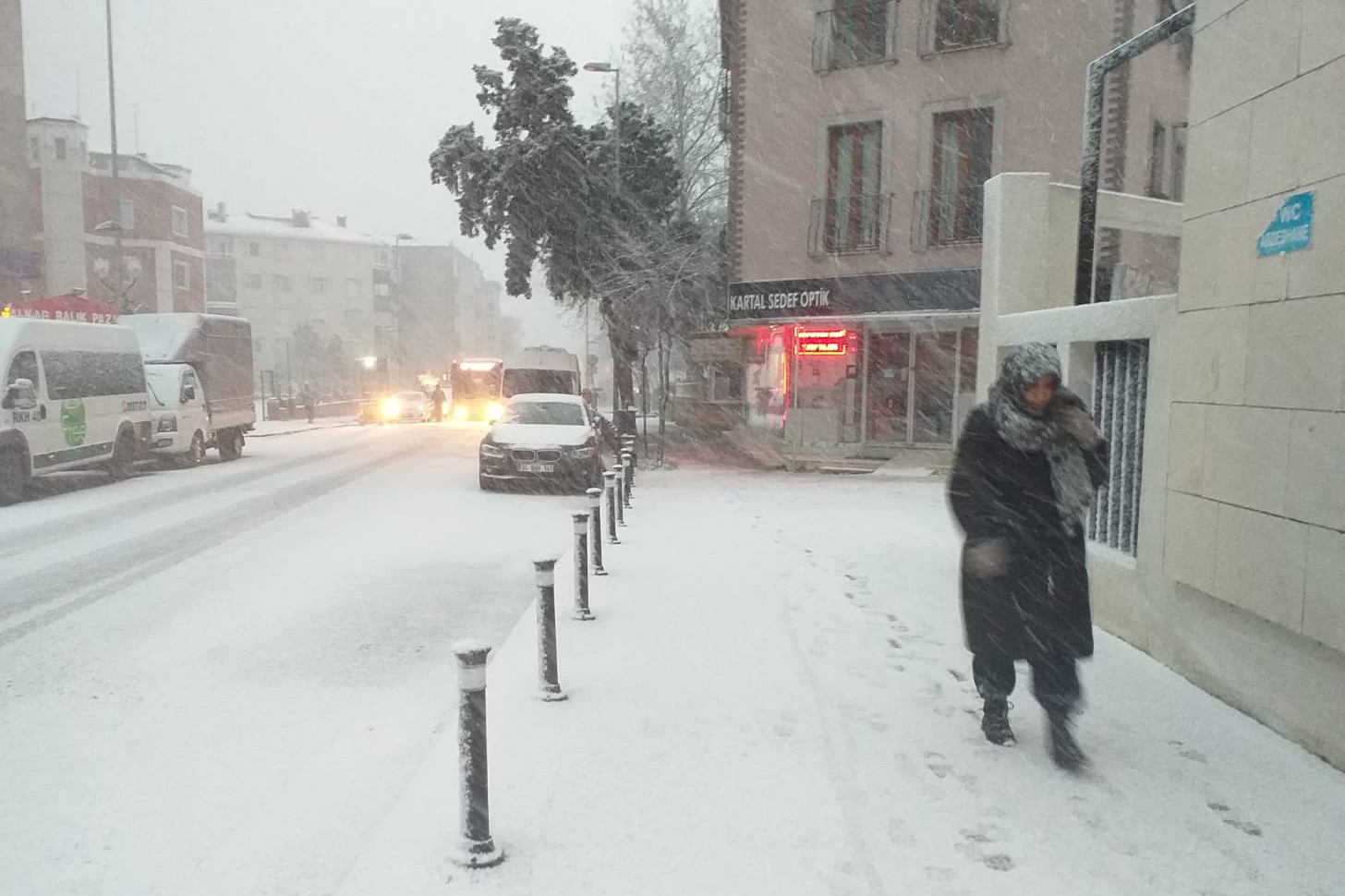 İstanbul'da kar yağışı etkili oluyor