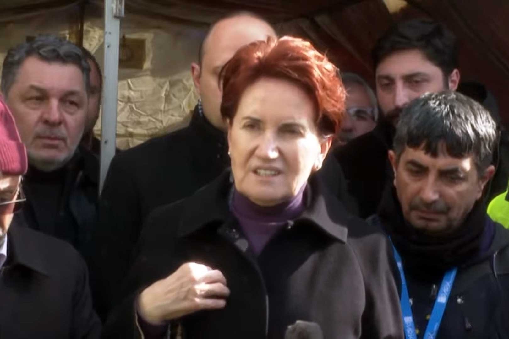 Akşener: Deprem bölgesinde öncelikli ihtiyaç tuvalet ve banyo