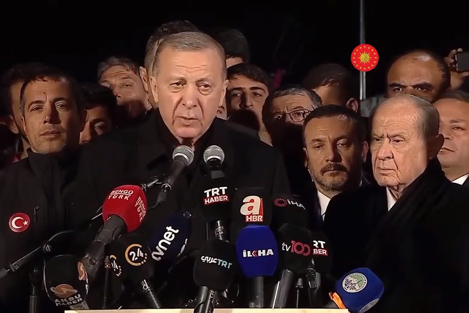 Erdoğan ve Bahçeli'den Maraş'ta açıklama: "Bu felaket mucizelerle anlam kılınmış, içinde sır olan bir olay"