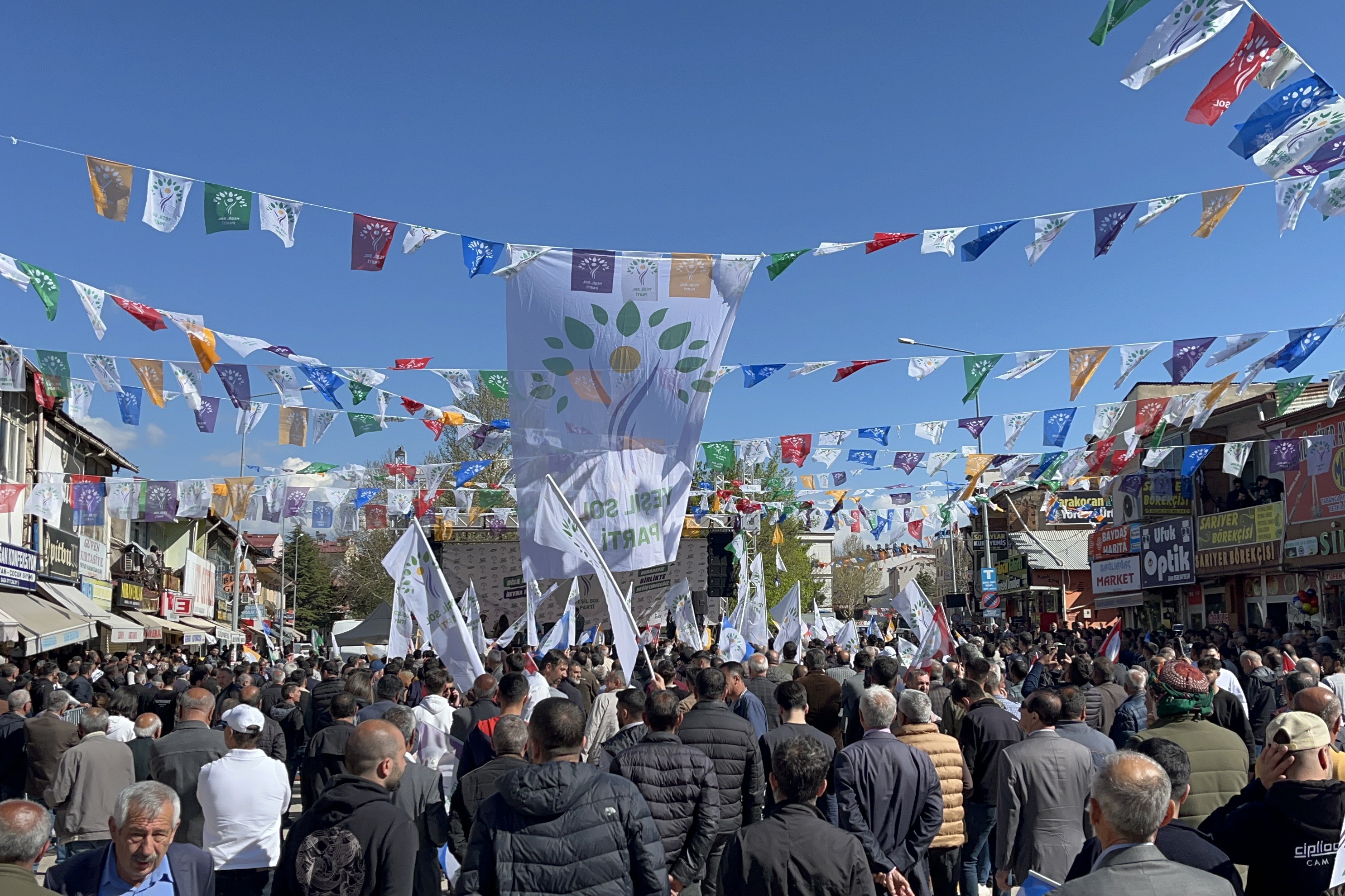 Yeşil Sol Parti mitingi