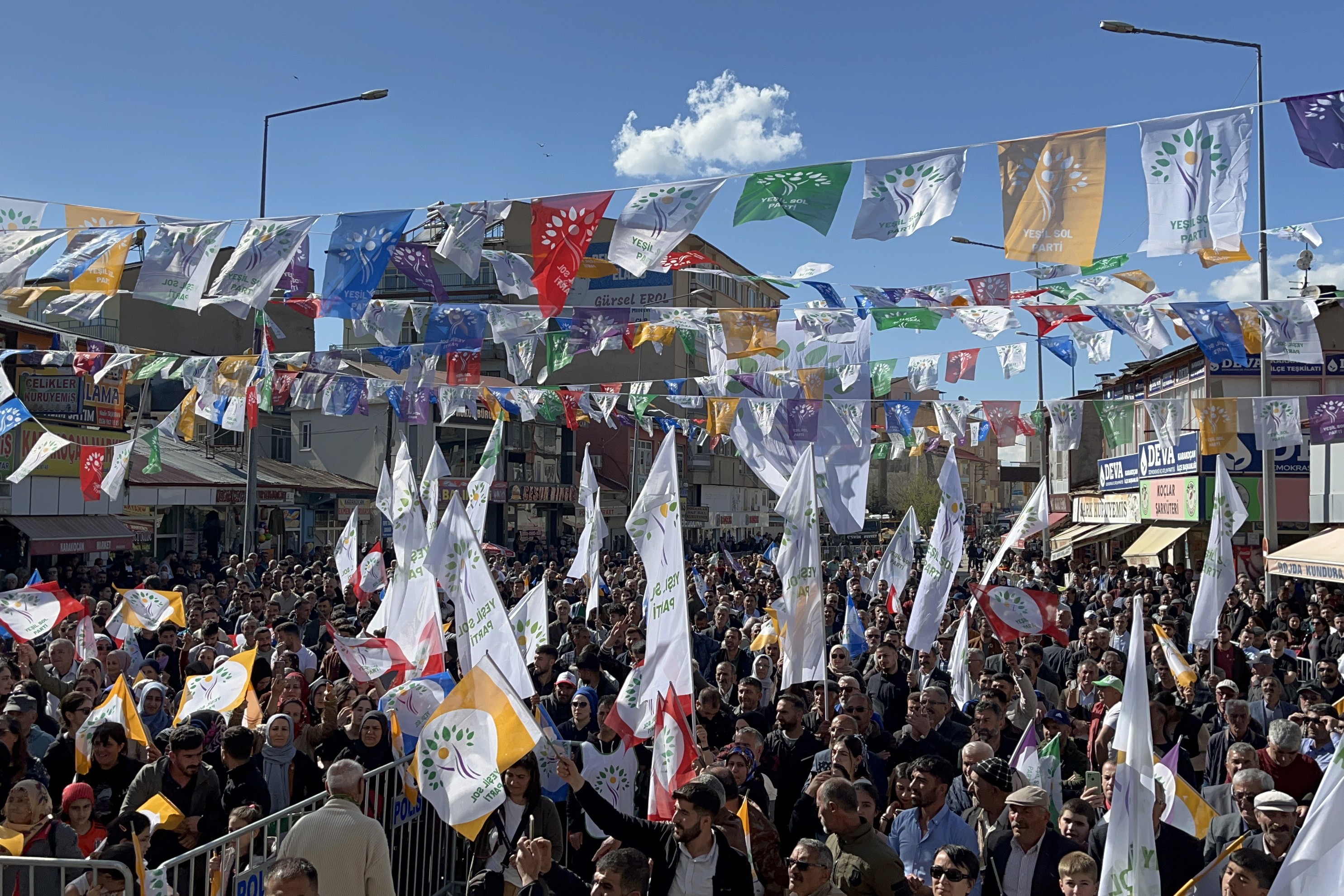 Yeşil Sol Parti mitingi