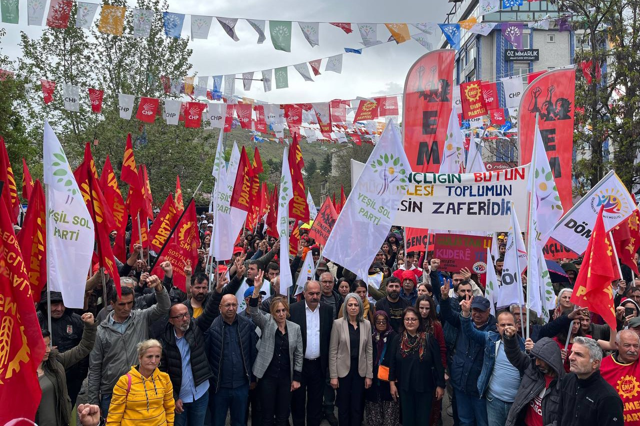 Dersim’de geçen senelere göre daha canlı geçen 1 Mayıs: Seçim için ön adım