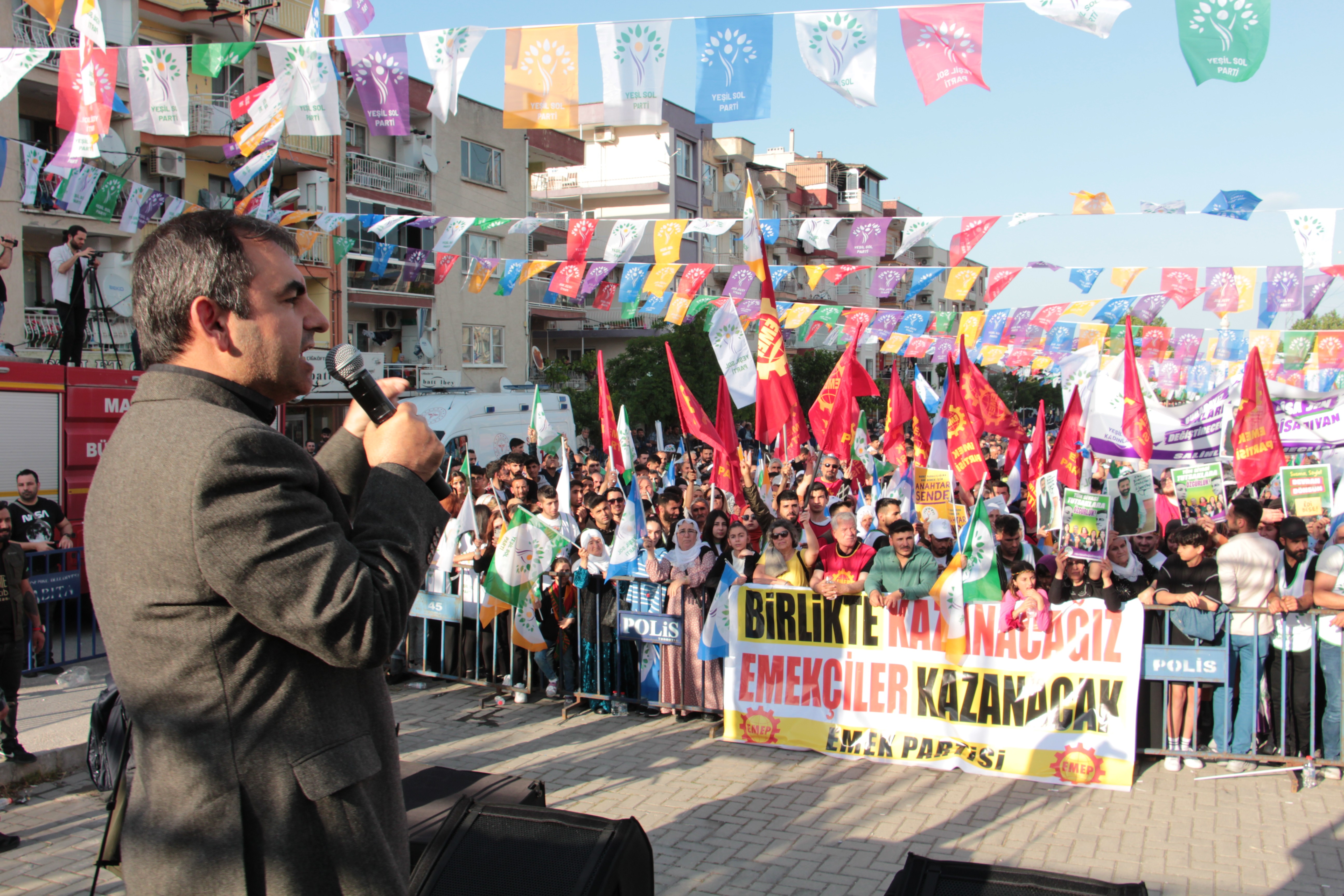 Yeşil Sol Parti Manisa mitingi