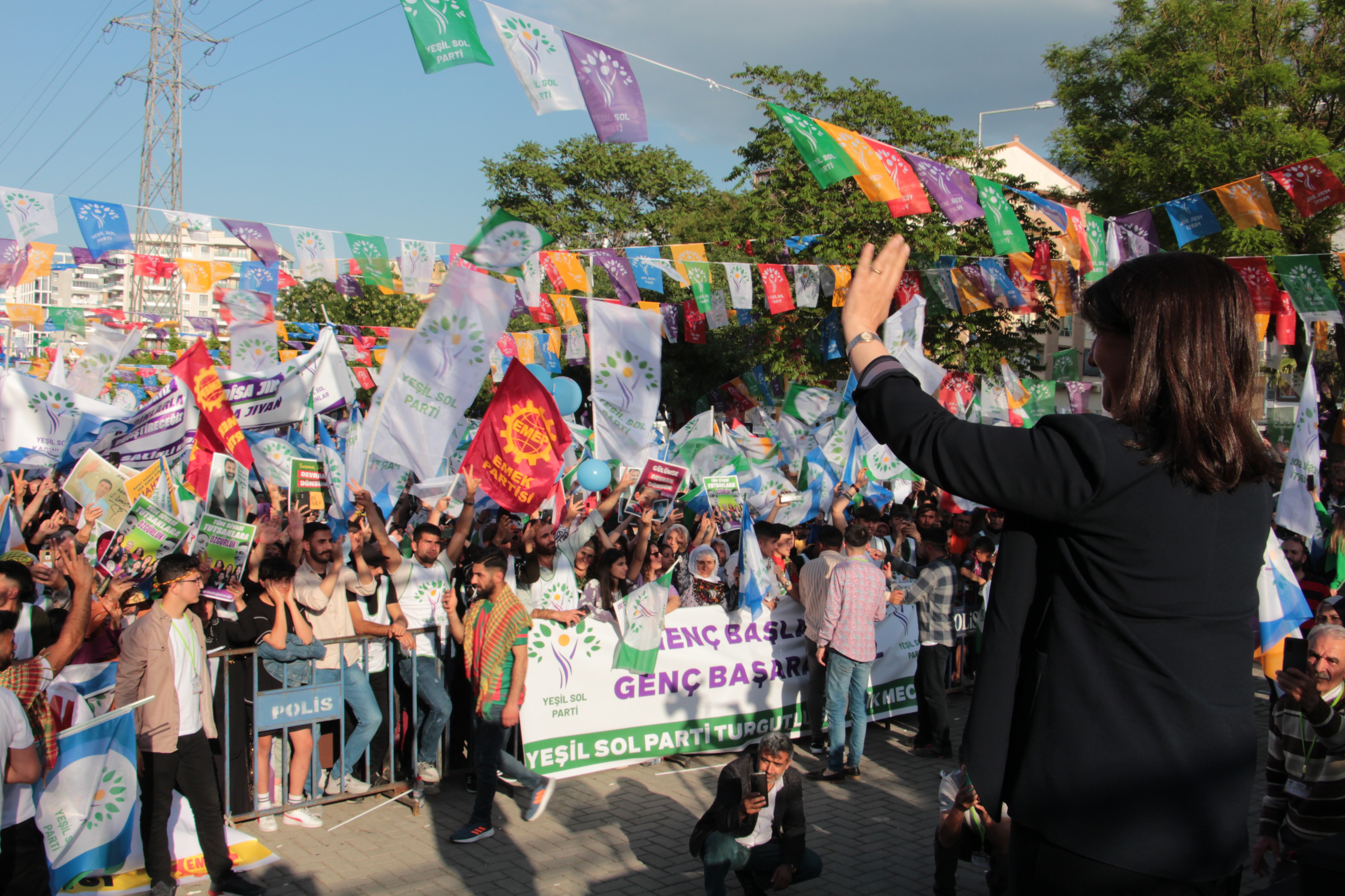 Yeşil Sol Parti Manisa mitingi