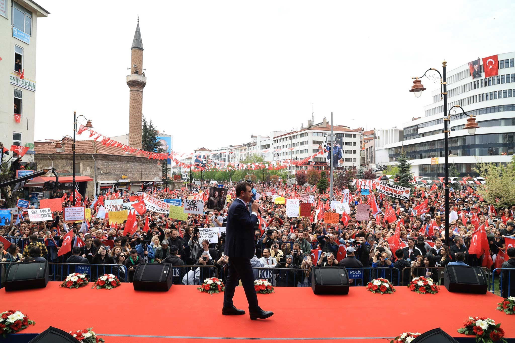 Ekrem İmamoğlu, Bolu mitinginde