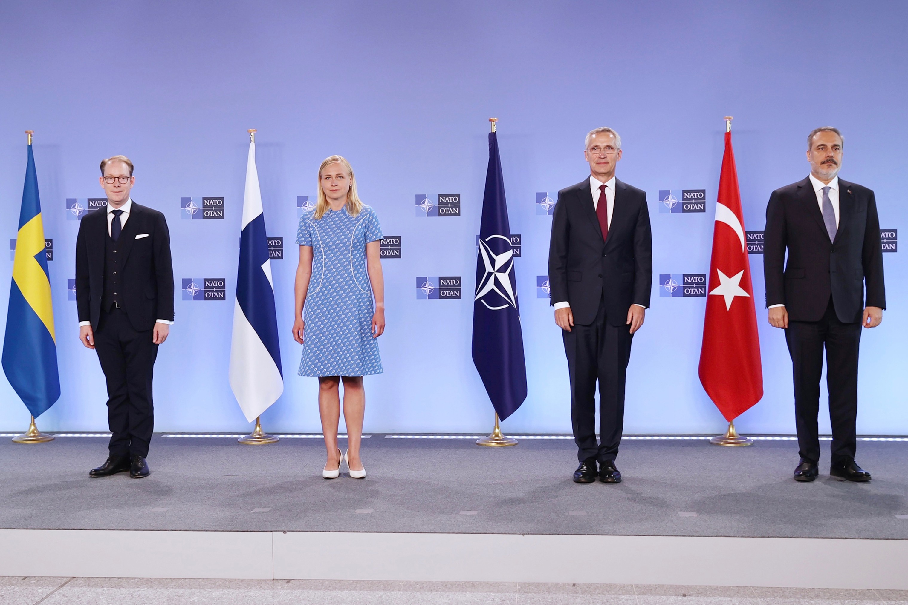 NATO zirvesi öncesi İsveç ve Türkiye temsilcileri görüştü