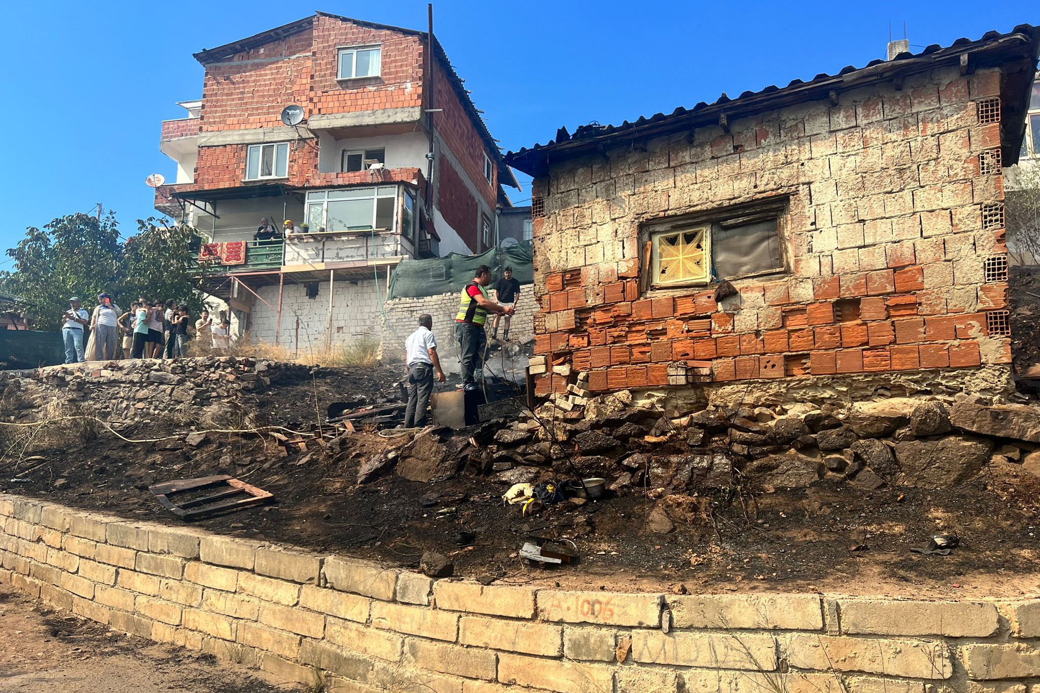 Maltepe'de orman yangını