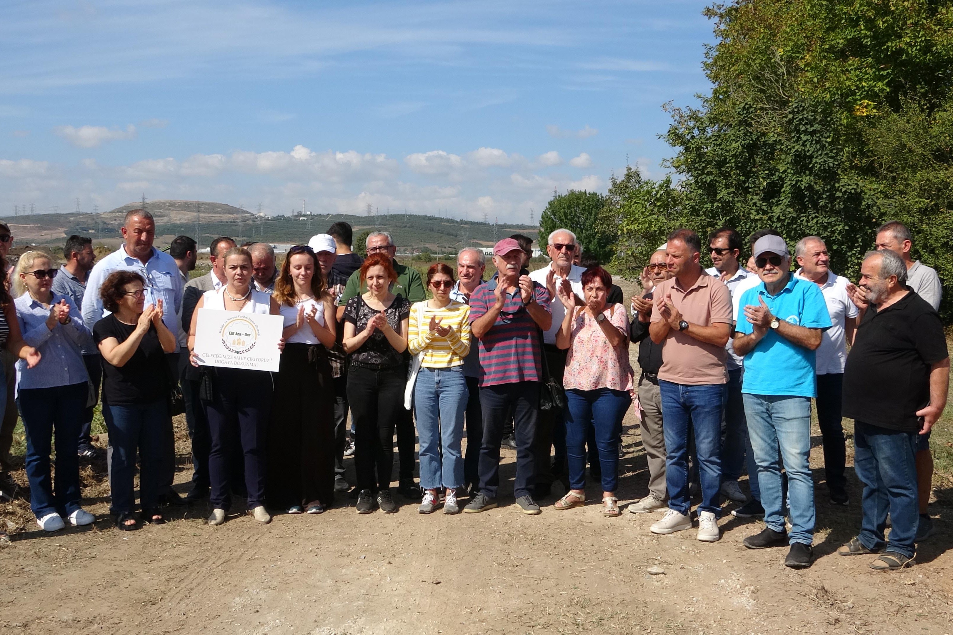 Kocaeli'de yapılacak haddehane ve çelikhane tesisine protesto