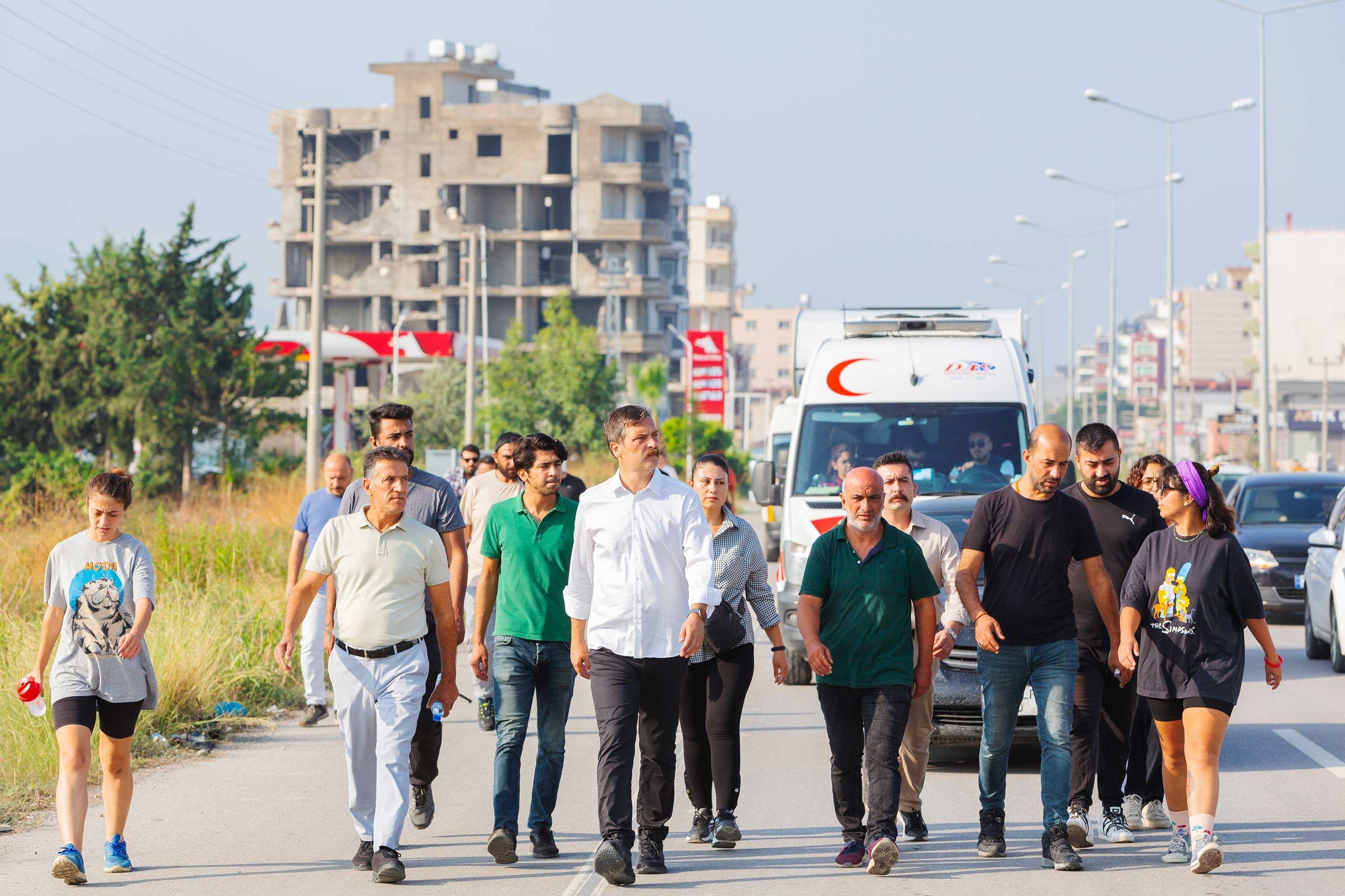 Can Atalay için "Özgürlük Yürüyüşü" 4'üncü gününde: "Deprem suçlarını affetmeyeceğiz"