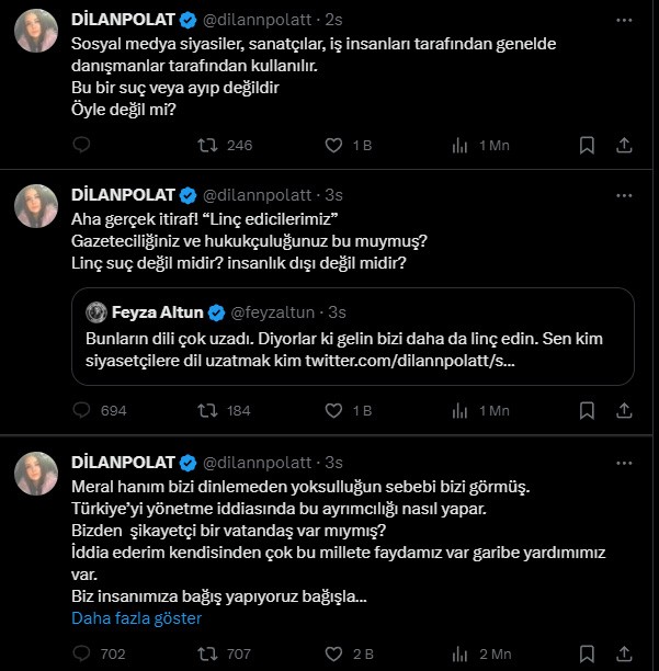 Dilan Polat'ın tweetleri