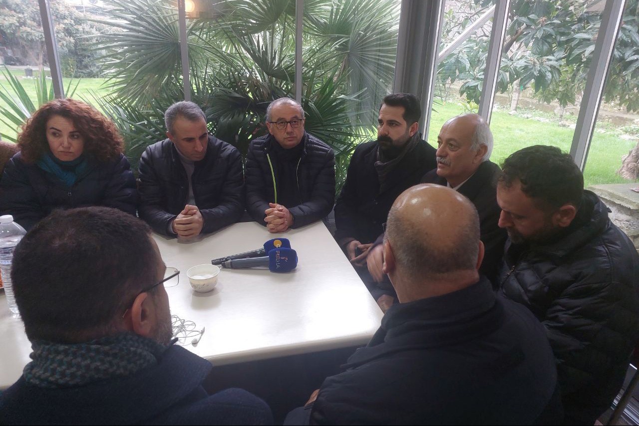 Alevi örgütleri ve DEM Parti kilise ziyareti