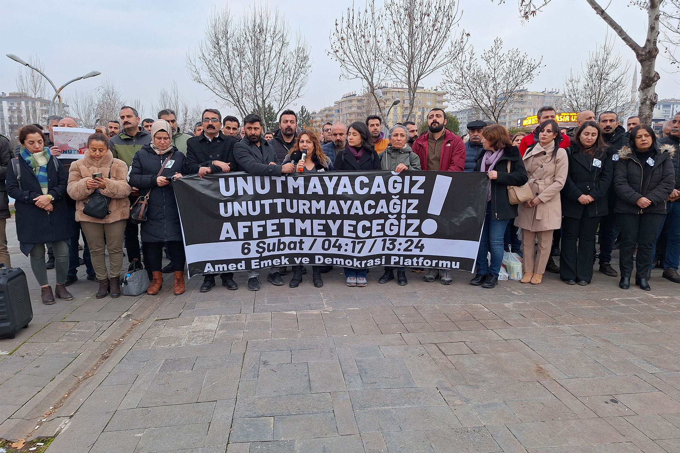 Amed Emek ve Demokrasi Platformu 6 Şubat anması 