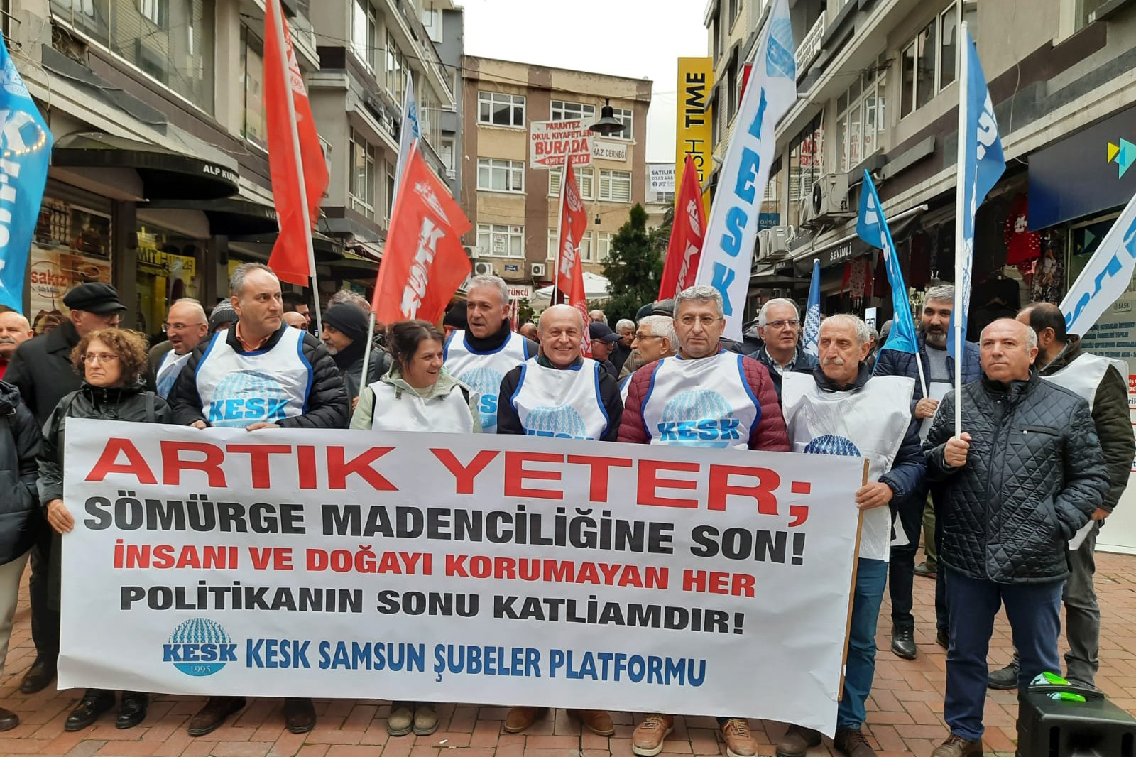 KESK Samsun Şubeler Platformundan İliç açıklaması: İnsanı ve doğayı merkezine koymayan her politikanın sonu katliamdır